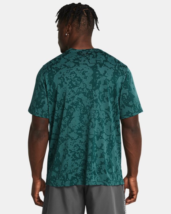 Męska koszulka z krótkimi rękawami UA Tech™ Vent Geode, Blue, pdpMainDesktop image number 1